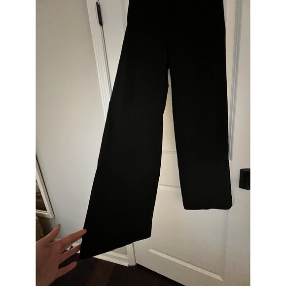 Anthropologie Black Full Length Wide Leg Colette Pants Size 28 EUC - Picture 4 of 10
